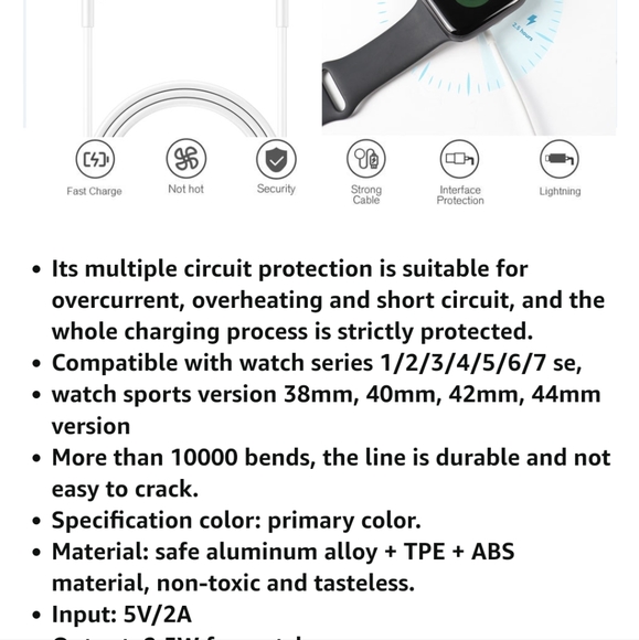 Apple watch charger - Picture 2 of 3